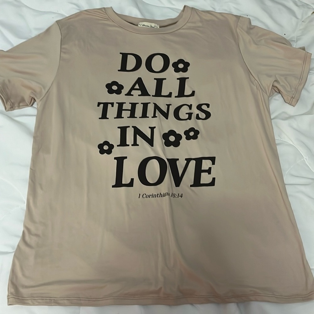 Brown oversized Tee